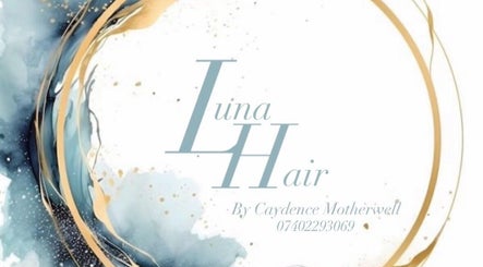 Elegant Luna Hair logo design in Redditch, England, GB showcasing a stylish artistic swirl.