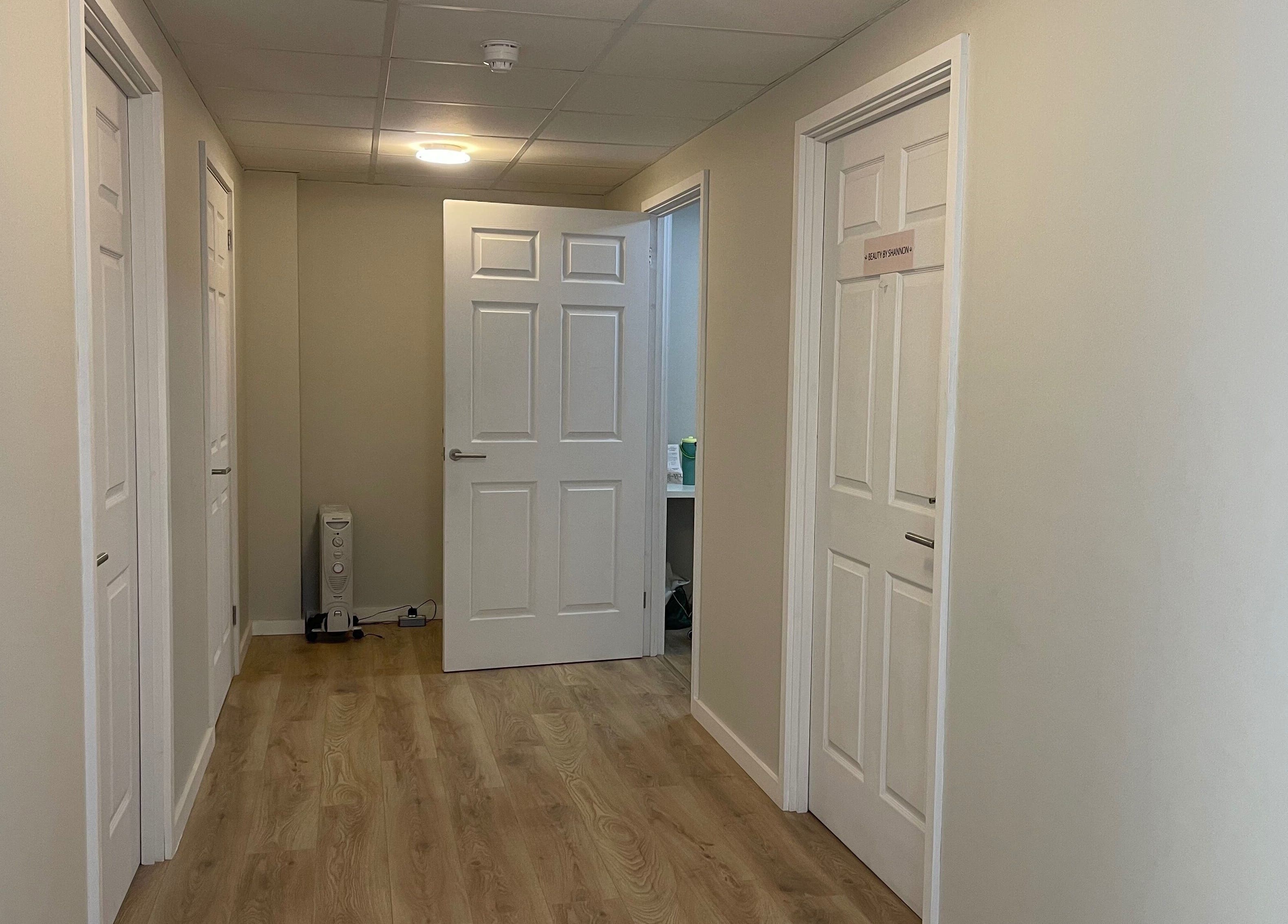 Calm hallway at True Form Therapy Ltd, Three Legged Cross, England, GB.