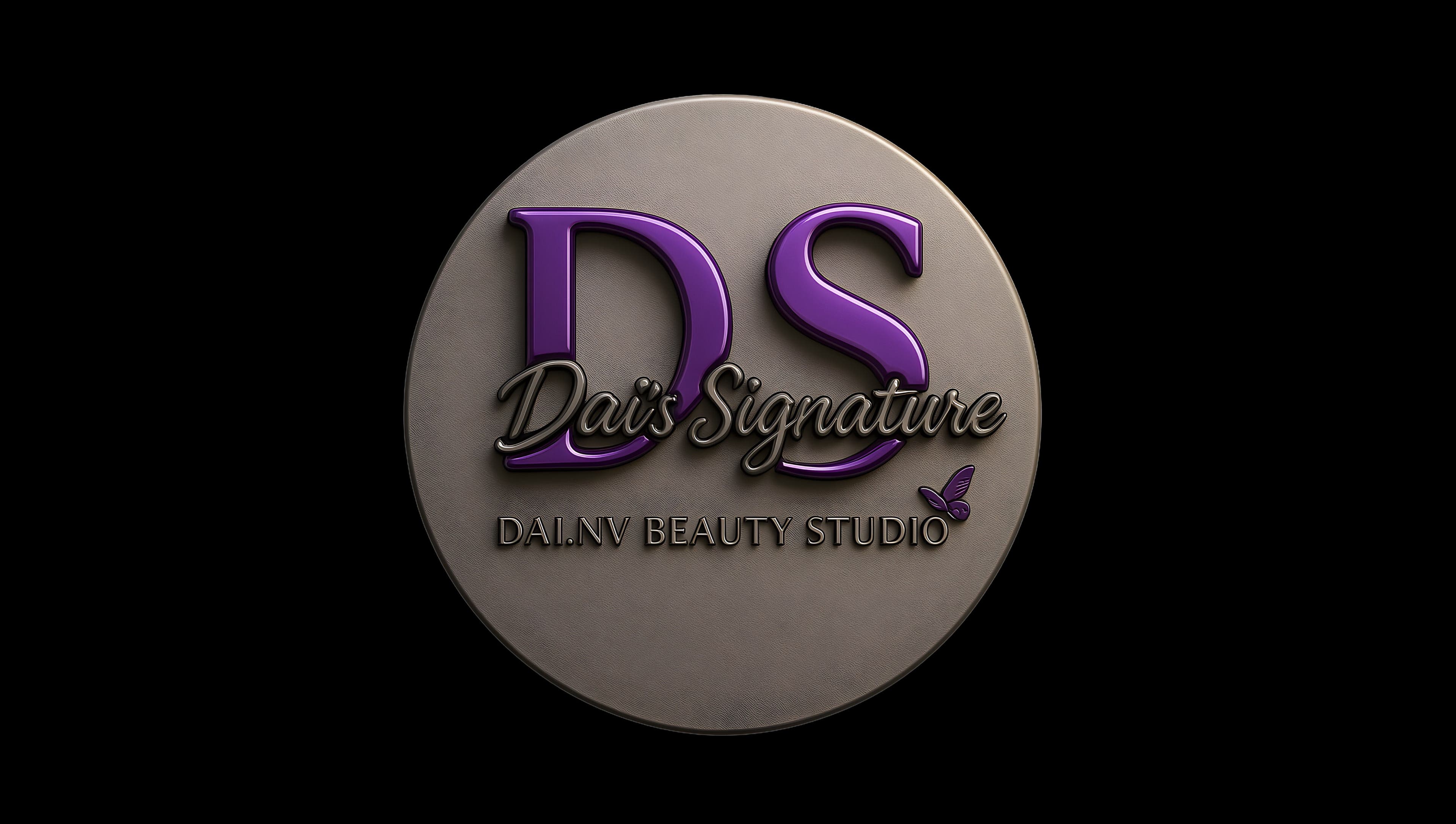 Dai's Signature logo in purple and grey at Saint John, Saint John, AG.