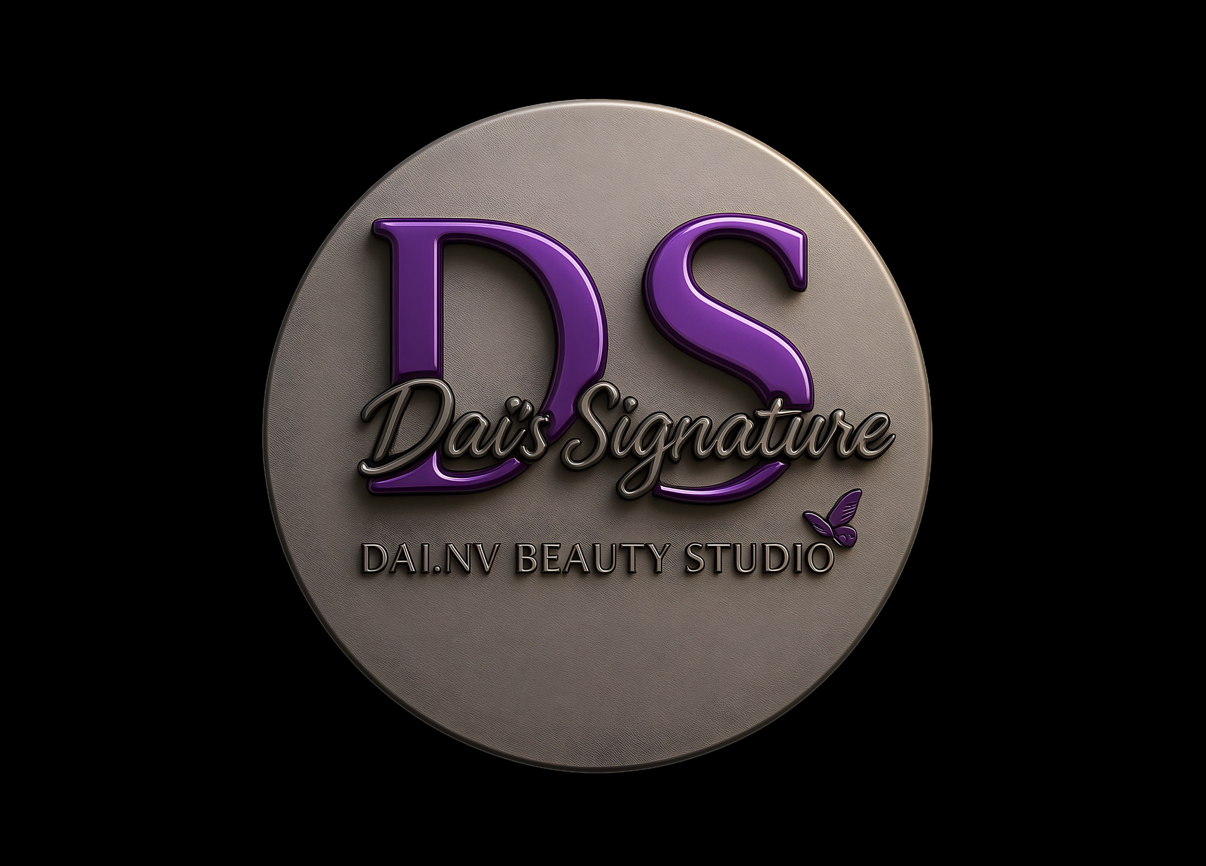 Dai's Signature logo in purple and grey at Saint John, Saint John, AG.