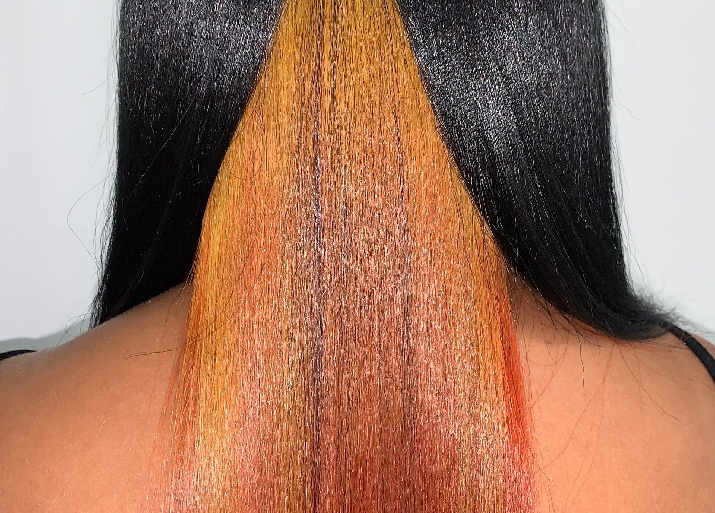 Vibrant hair color styling at You.360bda in City Of Hamilton, Pembroke Parish, BM.