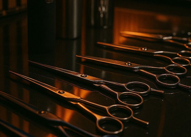 Cizallas alineadas en Dany Slick Barber Studio, Mérida, Yucatán, MX, reflejan calidad profesional.