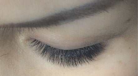 Close-up of beautifully applied eyelash extensions at Arty Lash, Spring Hill, Queensland, AU.