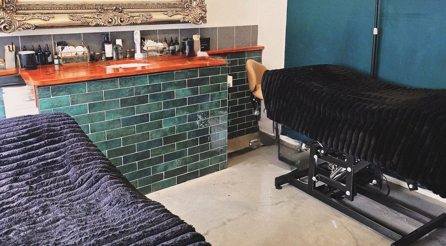 Cozy treatment beds at Whiplash Xpress - Mobile Lash and Brow Artistry, Cronulla, New South Wales, AU.