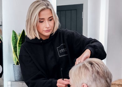 Hair stylist at Prestige Salon offering expert service in Lancaster, England, GB.