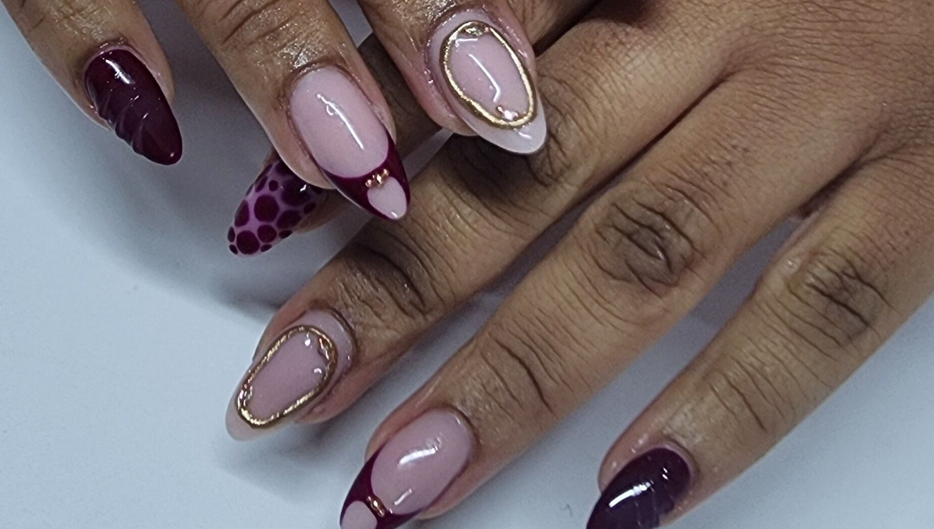 Stylish nail art design at Holistic Sculpt & Beauty, Kempton Park, Gauteng, ZA.