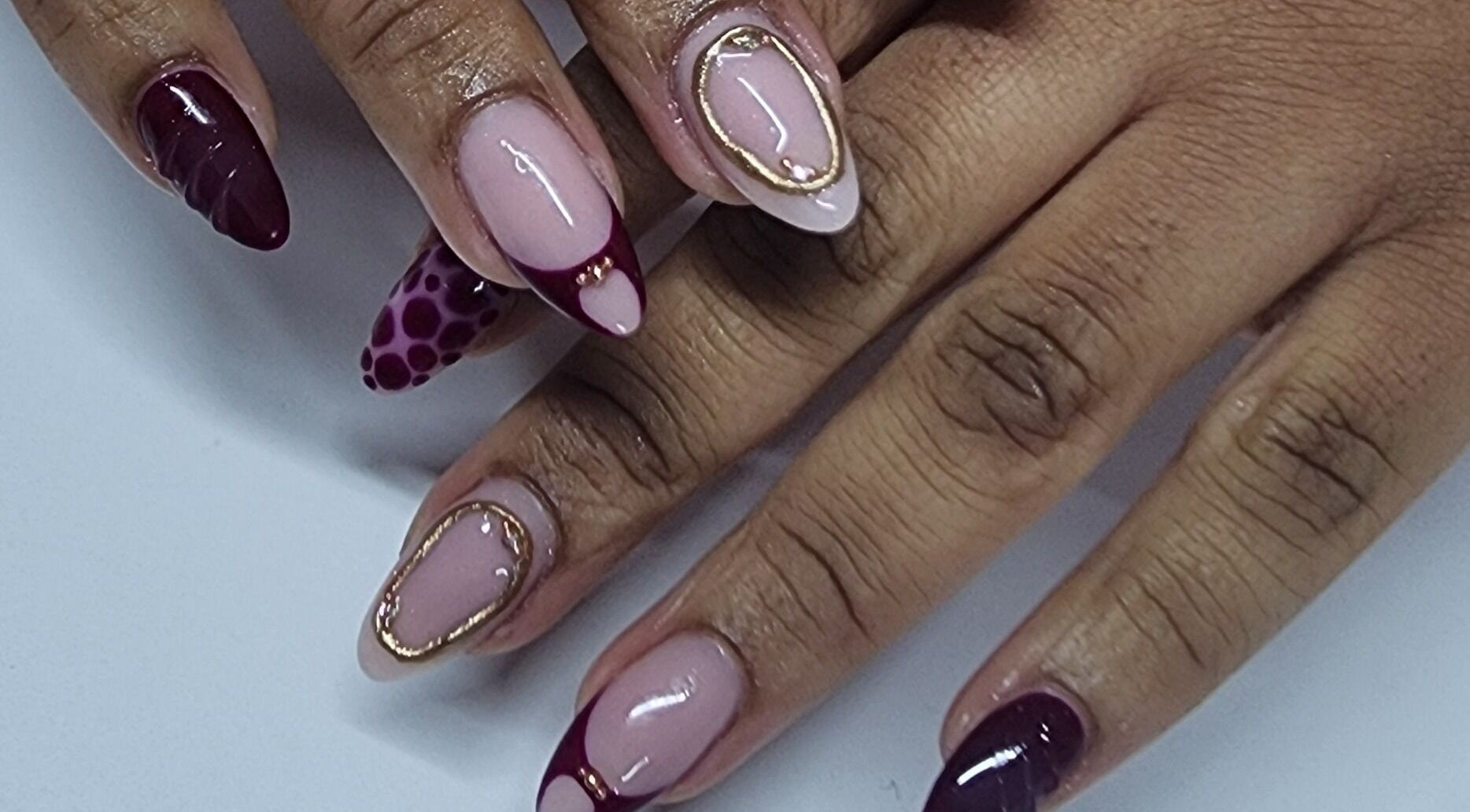 Stylish nail art design at Holistic Sculpt & Beauty, Kempton Park, Gauteng, ZA.