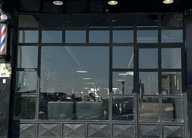 Exterior view of Wakar Al Chaib in Riyadh, Riyadh Province, SA with stylish black and gold details.