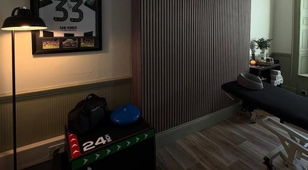 MD Sport & Exercise Therapy treatment room in Berwick-upon-tweed, England offers a relaxing and professional setting.
