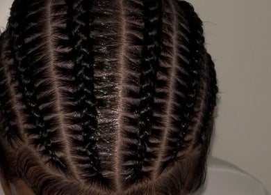 Intricate braided hairstyle at LH/ By Leslie Hair, Pau, Nouvelle-aquitaine, FR.