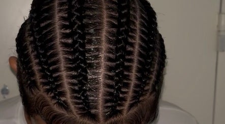 Intricate braided hairstyle at LH/ By Leslie Hair, Pau, Nouvelle-aquitaine, FR.