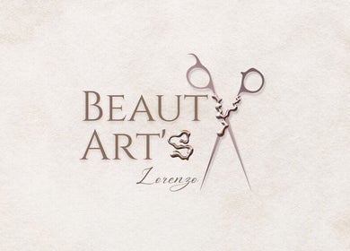 Logo élégant de Beauty Art's Lorenzo à Sierre, Valais, CH, avec ciseaux stylisés.