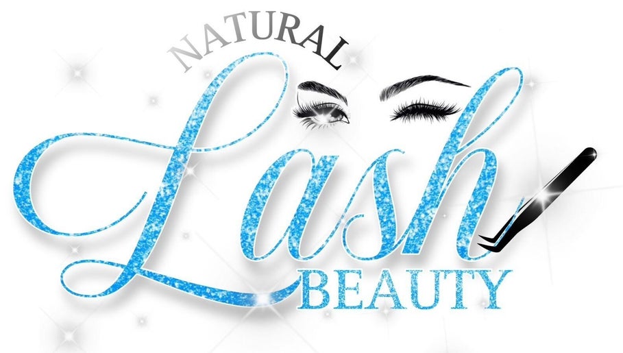Natural.Lash Beauty logo with elegant blue script, located in Philipsburg, [no Name], SX.