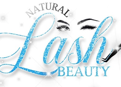 Natural.Lash Beauty logo with elegant blue script, located in Philipsburg, [no Name], SX.