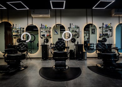 Modern salon with luxury chairs at Sleek Care, Riyadh, Riyadh Province, SA.