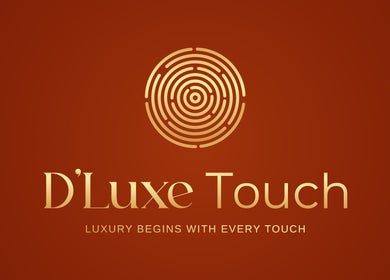 D'Luxe Touch logo featuring a gold circular design, Freeport, Freeport, BS.