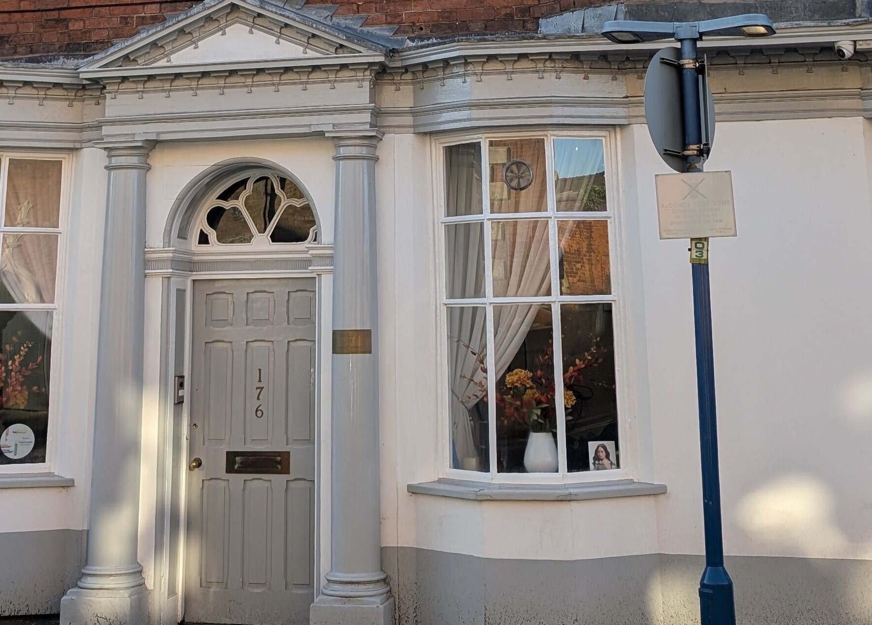 Charming exterior of Massage by Sam in Stourbridge, England, GB with classic windows and door.