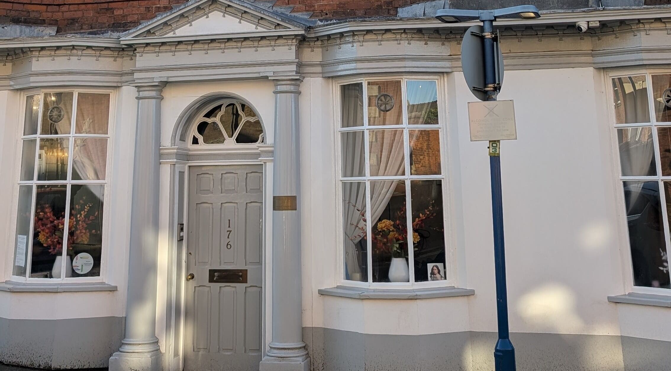 Charming exterior of Massage by Sam in Stourbridge, England, GB with classic windows and door.