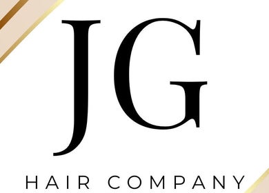 Elegant logo of JG Hair Company, a premier beauty salon in Yeovil, England, GB.