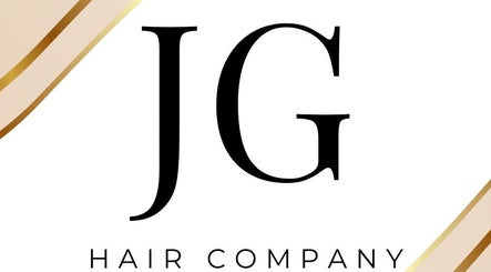 Elegant logo of JG Hair Company, a premier beauty salon in Yeovil, England, GB.