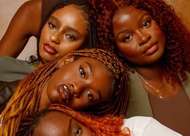 Diverse group with stylish hair at Chic luxury hair studio, Franklin Square, New York, US.