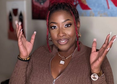 Confident woman at Unapologetically R. Nicole in Fultondale, Alabama, showcasing luxe style and flair.