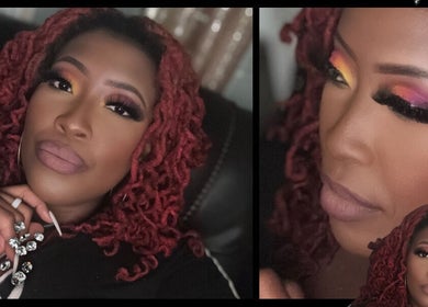 Vibrant makeup by Unapologetically R. Nicole | Luxe Makeup and Life Coaching, Fultondale, Alabama, US.
