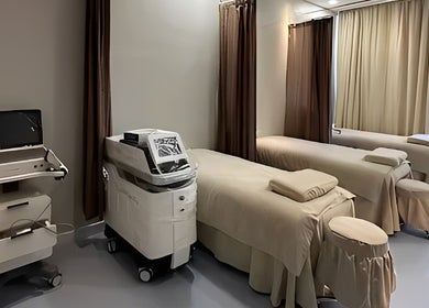 Relaxing spa treatment room at HMD Beauty Center, Kuala Lumpur, Wilayah Persekutuan Kuala Lumpur, MY.
