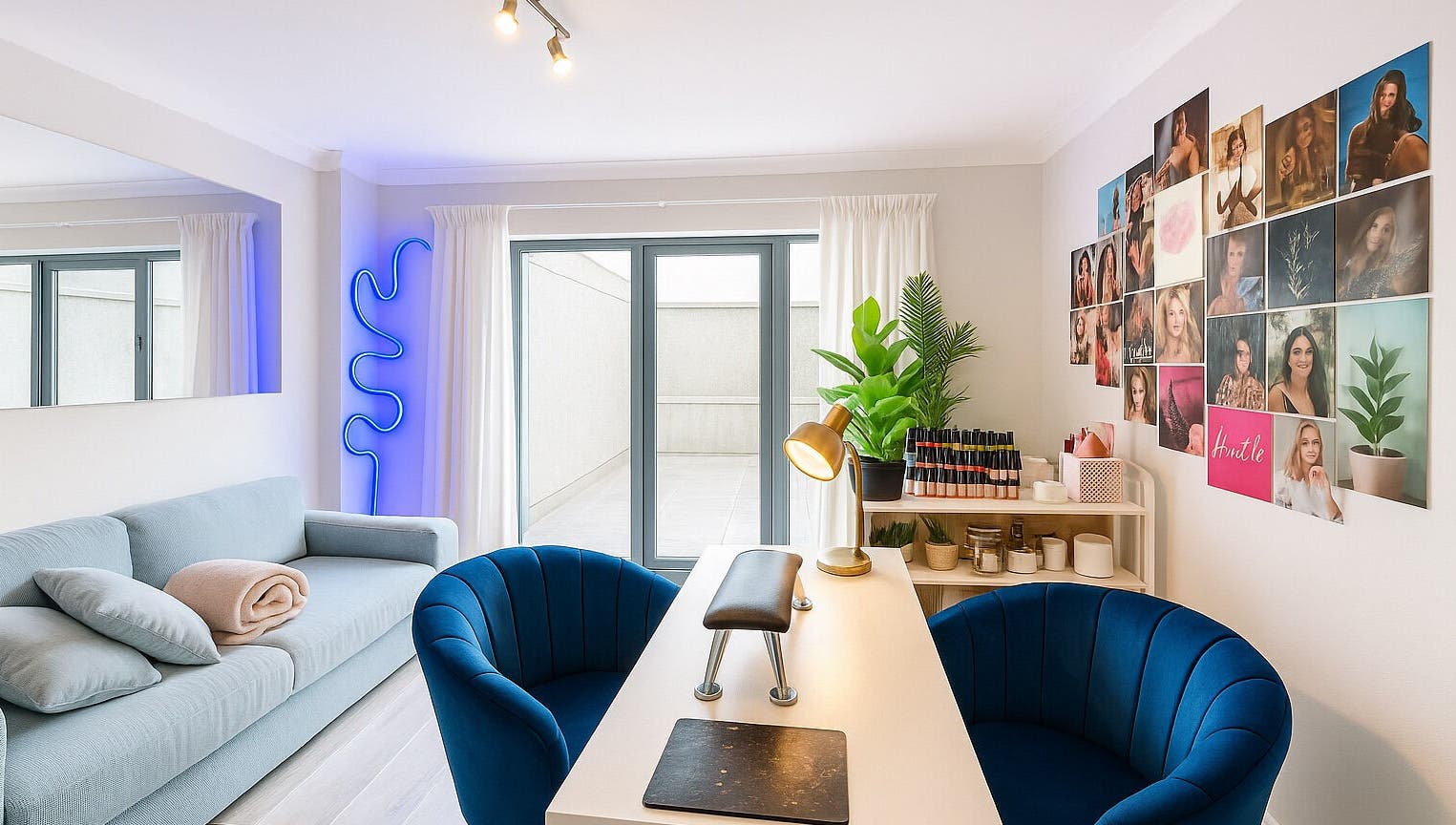 Elegant interior of CLAWS BY KRIS in Cape Town, Western Cape, ZA featuring stylish decor and seating.