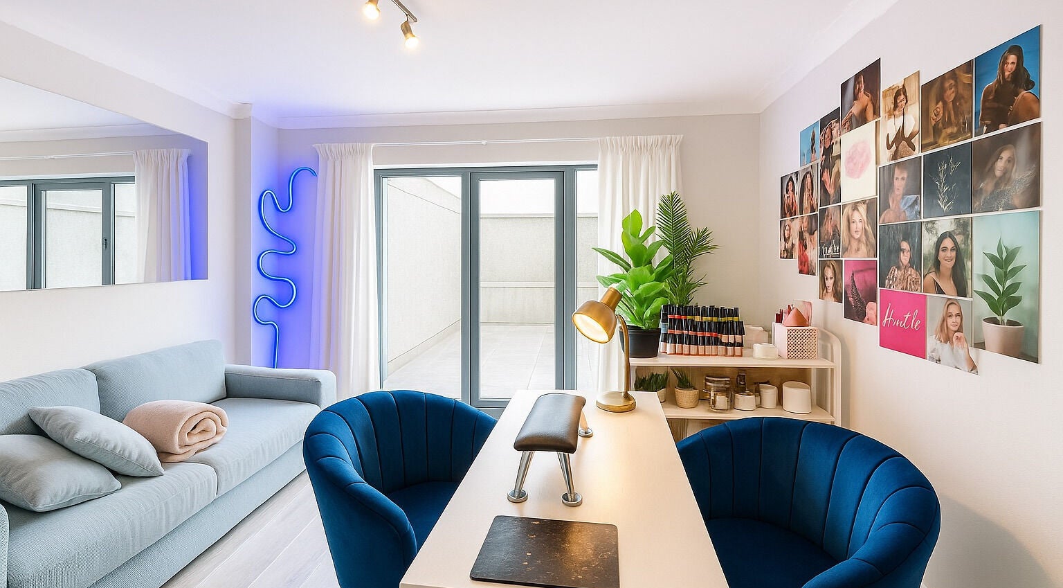 Elegant interior of CLAWS BY KRIS in Cape Town, Western Cape, ZA featuring stylish decor and seating.