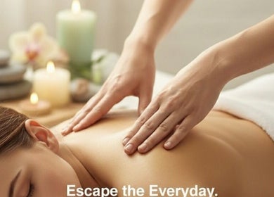 Relaxing massage at HomeHavenMassage, Morisset, New South Wales, AU with soothing ambiance and candles.