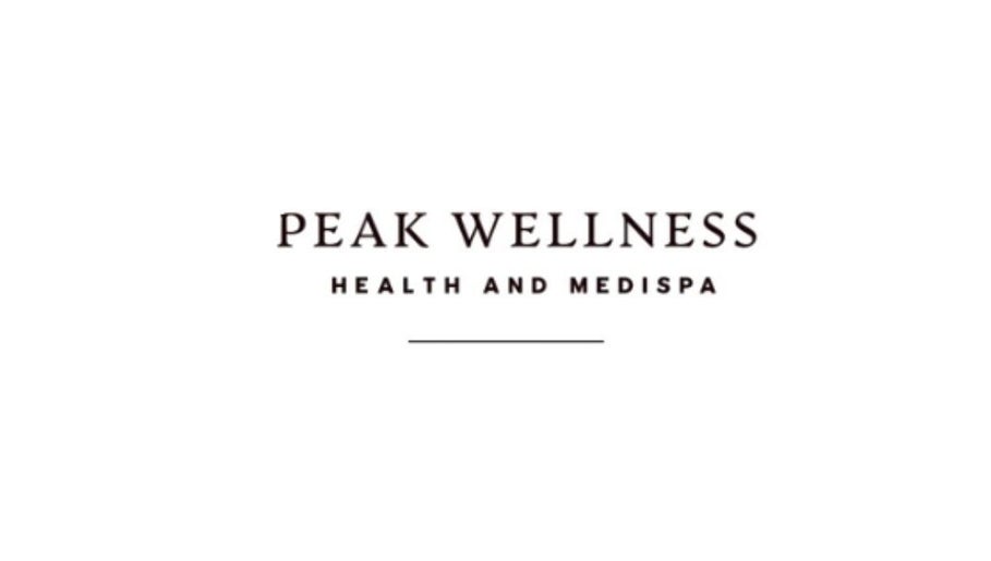 Peak Wellness Health and Medispa logo at Dronfield, England, GB. Symbol of luxury and wellness.