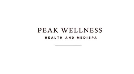 Peak Wellness Health and Medispa logo at Dronfield, England, GB. Symbol of luxury and wellness.