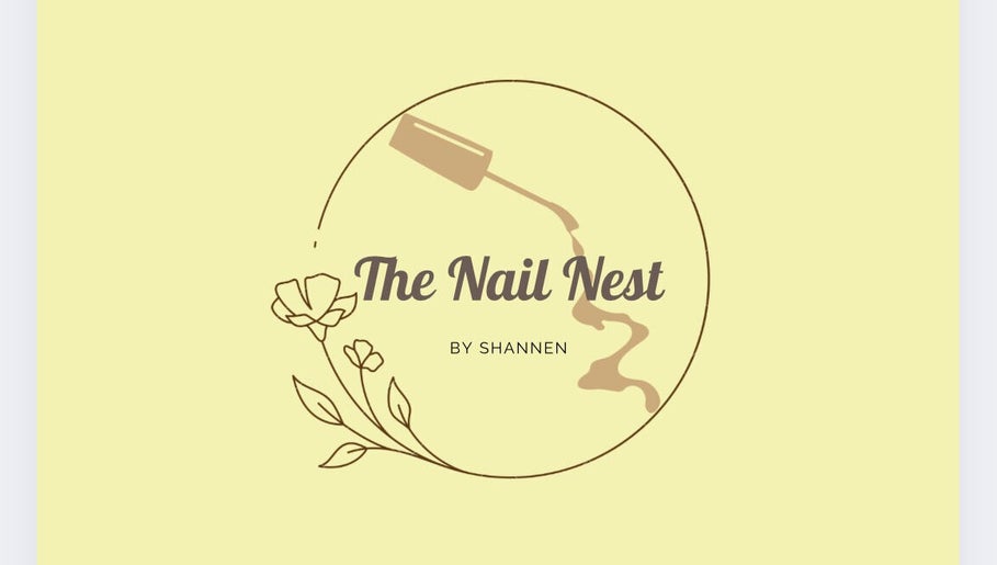 The Nail Nest by Shannen logo featuring polish and floral design, Limerick, County Limerick, IE.