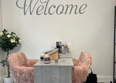 Cozy nail station at The Nail Nest by Shannen, Limerick, County Limerick, IE, welcoming clients with comfort.