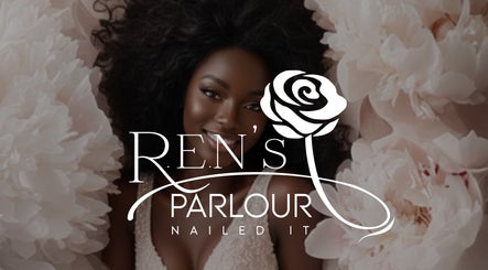 Elegant woman surrounded by white blossoms at R.E.N's Parlour, Brakpan, Gauteng, ZA.