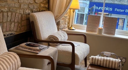 Relaxing seating area at LN Beauty Witney, Witney, England, GB, offering comfort and wellness.