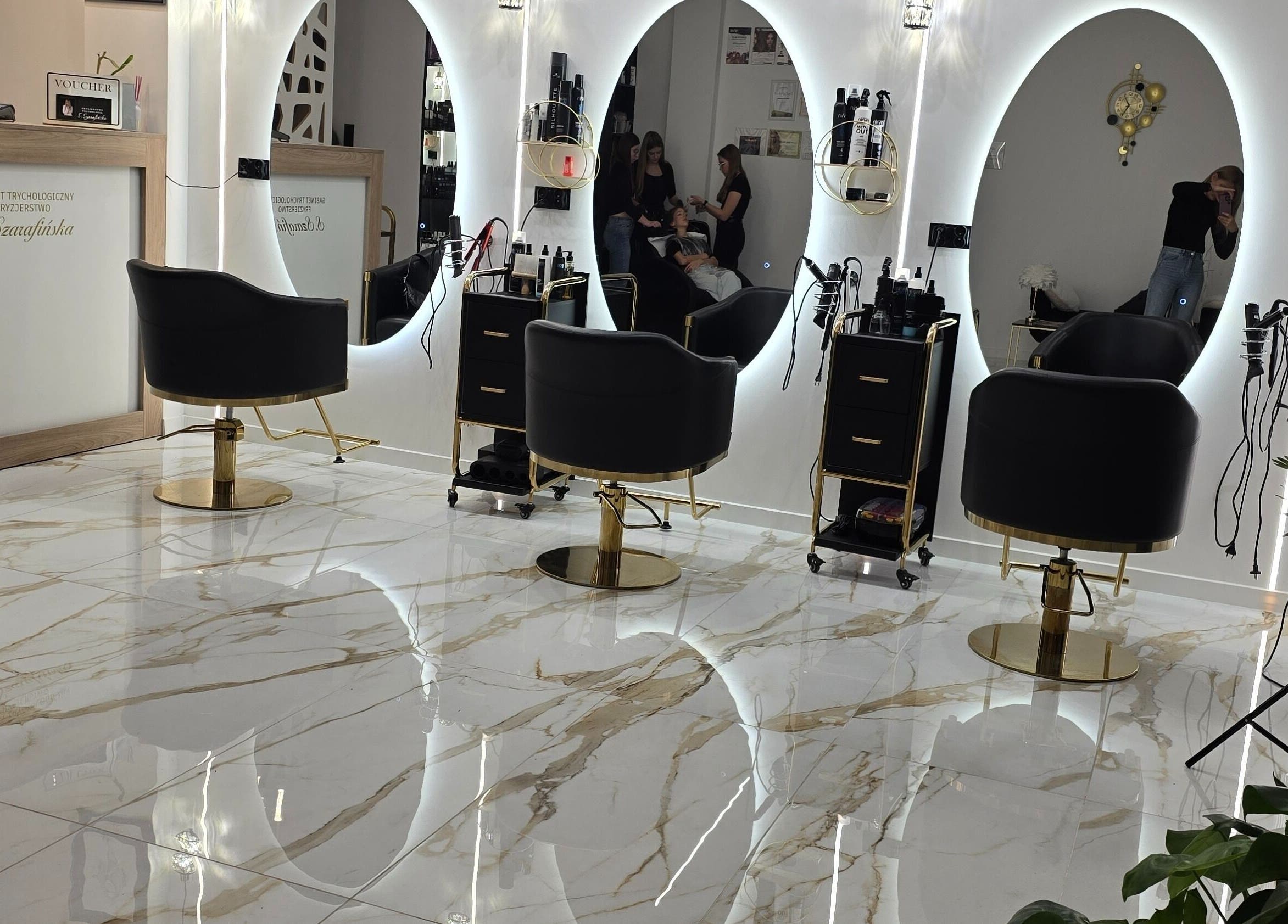 Wnętrze Studio Fryzjerstwa i Trychologii Sylwia Szarafińska w Brodnica, Województwo Kujawsko-pomorskie, PL.