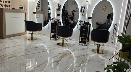 Wnętrze Studio Fryzjerstwa i Trychologii Sylwia Szarafińska w Brodnica, Województwo Kujawsko-pomorskie, PL.