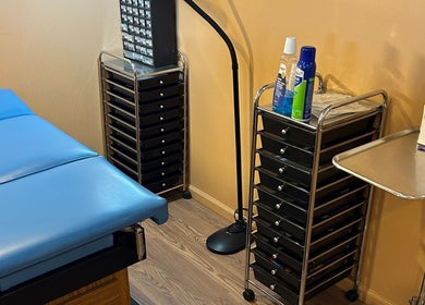 Professional tattoo setup at Royal Gorge Custom Tattoos & Piercings LLC, Cañon City, Colorado, US.