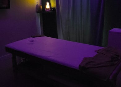 Спокійна кімната в Prana Thai Spa, Warszawa, Województwo Mazowieckie, PL для релаксації та масажу.