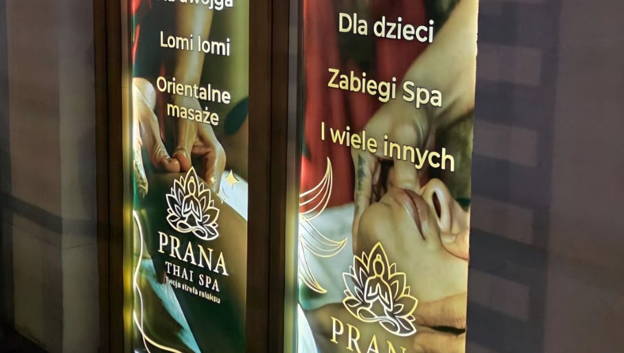 Reklama Prana Thai Spa - Wola z usługami masażu w Warszawa, Województwo Mazowieckie, PL.