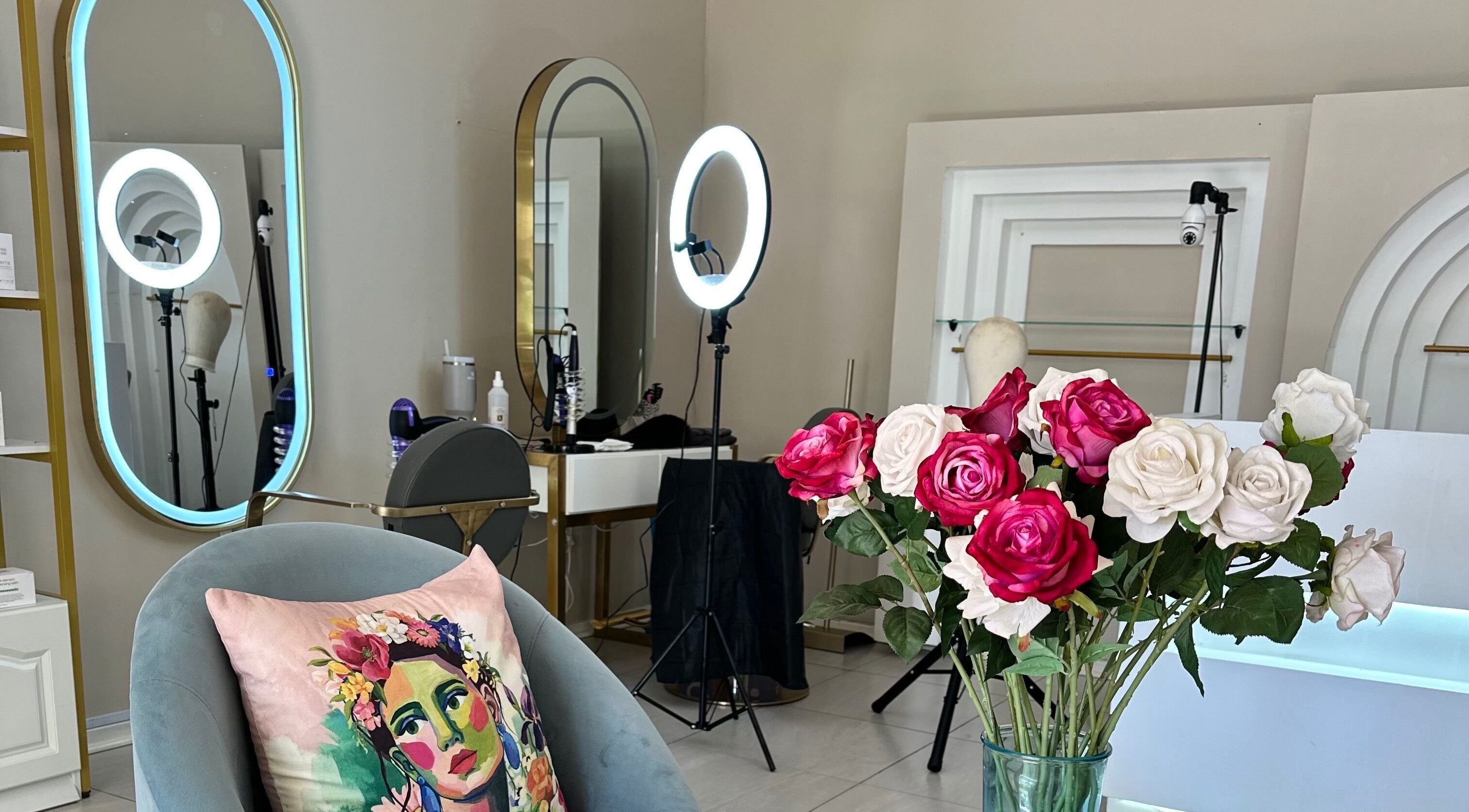 Elegant beauty studio at Cateon Luxury, Pretoria, Gauteng, ZA, with floral accents and stylish decor.