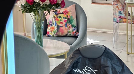 Chic seating area with colorful decor at Cateon Luxury, Pretoria, Gauteng, ZA, perfect for relaxation.