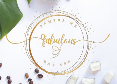 Pamper Me Fabulous Day Spa logo with tropical leaves and coconut, Chaguanas, Chaguanas, TT.
