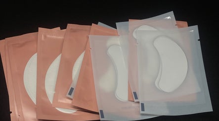 Eye patch packets at BNE Beautyy, Yarrabilba, Queensland, AU, showcasing skincare luxury.
