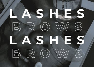 Stylish lash and brow design promo at BNE Beautyy in Yarrabilba, Queensland, AU.