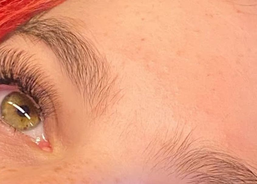 Close-up of lush eyelashes at BNE Beautyy in Yarrabilba, Queensland, AU showcasing expert beauty services.