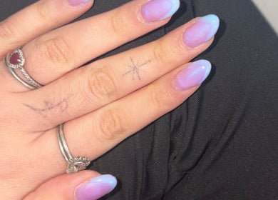 Elegant pastel nails with subtle gradient by NailsByZeff, Bridgwater, England, GB.