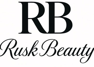 Ruskbeauty logo in elegant typography, showcasing luxury at Middlesbrough, England, GB.